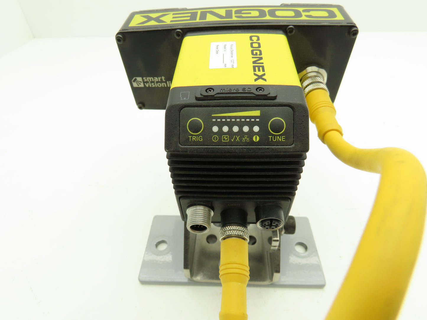 Cognex DM475X-M DataMan Fixed Mount Barcode Reader W/119-10101R High Power Light