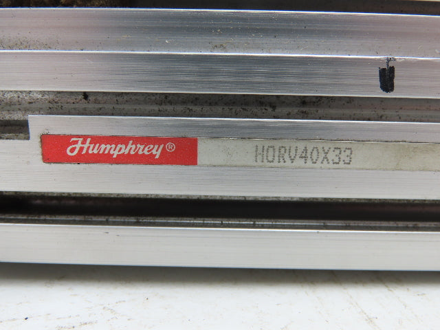 Humphrey HORV40x33 Pneumatic Rodless Slide Cylinder 33" Stroke 115psi