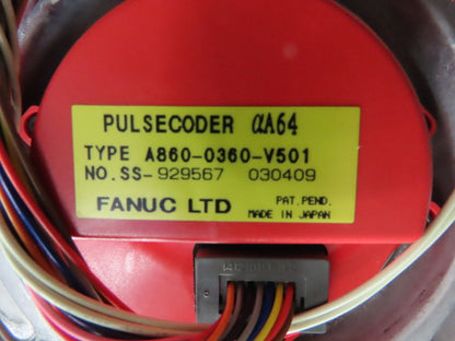 Fanuc A06B-0148-B675 AC Servo Motor A22/3000 20A 3000RPM Encoder ***READ***
