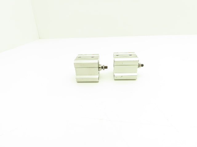 SMC CQ2A20-15DC Pneumatic Air Cylinder 20mm Bore 15mm Stroke 145psi Lot of 2
