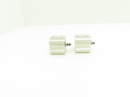SMC CQ2A20-15DC Pneumatic Air Cylinder 20mm Bore 15mm Stroke 145psi Lot of 2