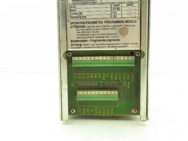 Indramat 1.2-30-300W0 AC Servo Drive Controller With Programming Module