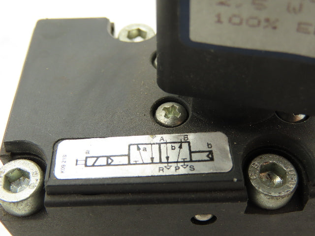 Wirth+Schwaar 1064624 Pneumatic Solenoid Valve 48VAC 4 Way 2 Pos 1/4"NPT