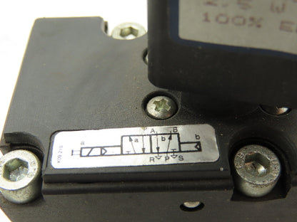 Wirth+Schwaar 1064624 Pneumatic Solenoid Valve 48VAC 4 Way 2 Pos 1/4"NPT