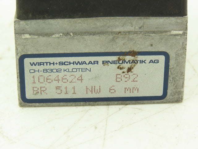 Wirth+Schwaar 1064624 Pneumatic Solenoid Valve 48VAC 4 Way 2 Pos 1/4"NPT