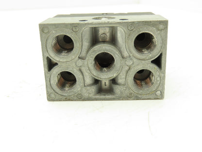 Wirth+Schwaar 1064624 Pneumatic Solenoid Valve 48VAC 4 Way 2 Pos 1/4"NPT