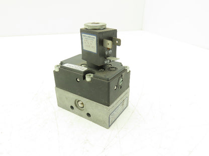 Wirth+Schwaar 1064624 Pneumatic Solenoid Valve 48VAC 4 Way 2 Pos 1/4"NPT