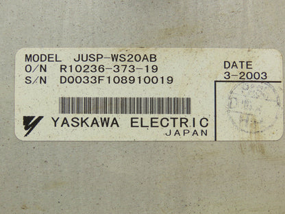 Yaskawa JUSP-WS20AB Servo Drive Amplifier