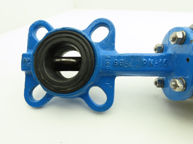 Tri-Matic AG 0004A088 1.5"x 2" Wafer Butterfly Valve w/Pneumatic Spring Actuator