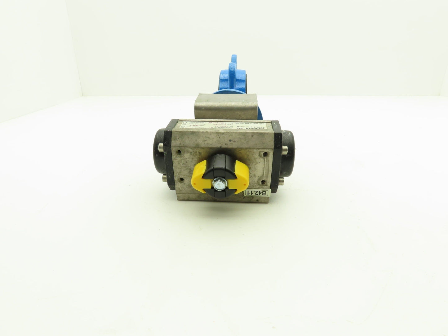 Tri-Matic AG 0004A088 1.5"x 2" Wafer Butterfly Valve w/Pneumatic Spring Actuator