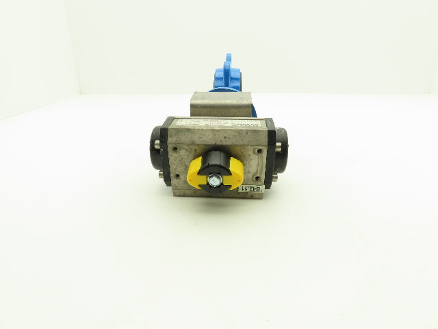Tri-Matic AG 0004A088 1.5"x 2" Wafer Butterfly Valve w/Pneumatic Spring Actuator
