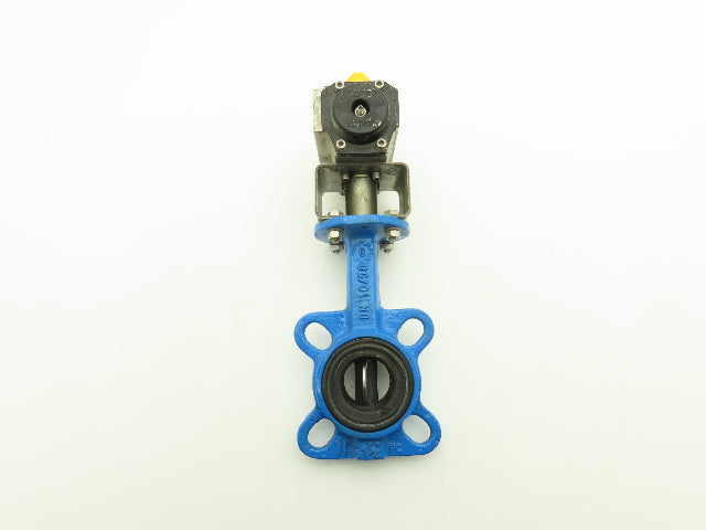 Tri-Matic AG 0004A088 1.5"x 2" Wafer Butterfly Valve w/Pneumatic Spring Actuator