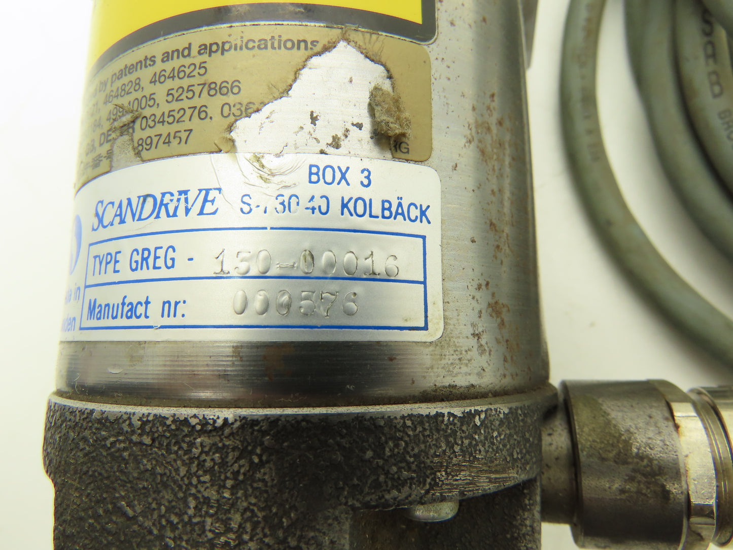 Scandrive 130-00016 Powered Ball Screw Jack 3" Linear Stroke