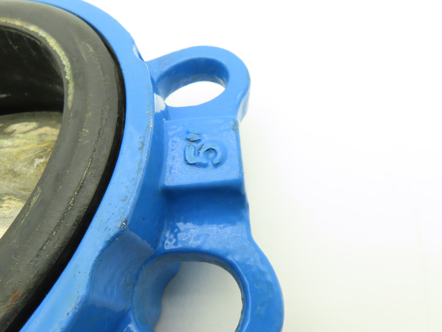 GOLD 050518 5" Wafer Butterfly Valve Only 1/2" Shaft