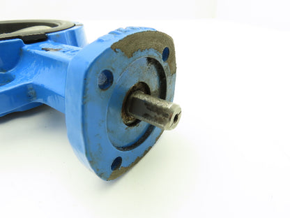 GOLD 050518 5" Wafer Butterfly Valve Only 1/2" Shaft