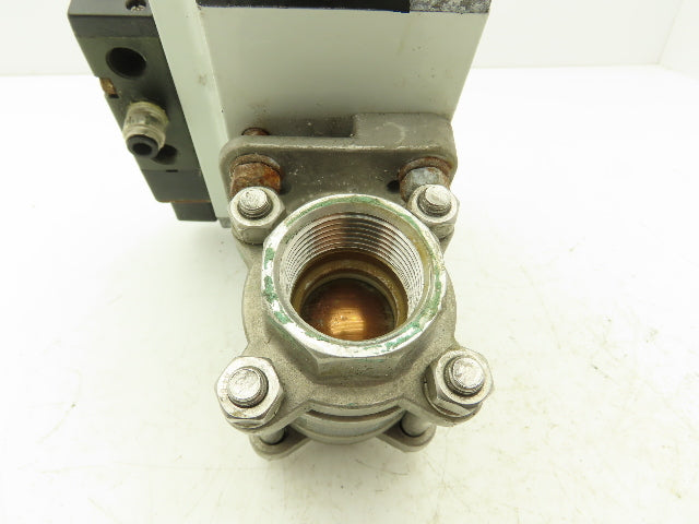 Unitorq M-74 K4/4 DLS Pneumatic Actuator with 1"NPT Sharpe Ball Valve 1000psi