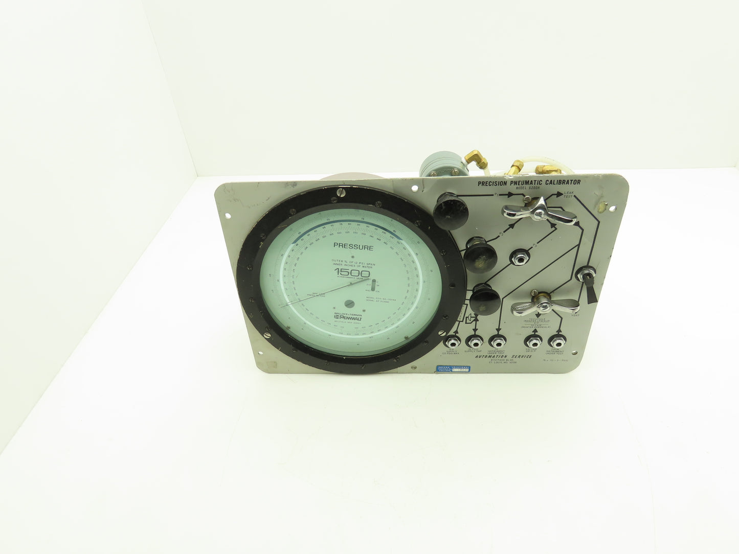Pennwalt 62A-4A-0015X Precision Pneumatic Calibrator Assembly 35 psig Max