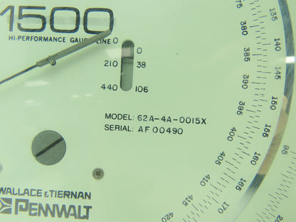Pennwalt 62A-4A-0015X Precision Pneumatic Calibrator Assembly 35 psig Max