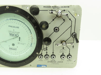 Pennwalt 62A-4A-0015X Precision Pneumatic Calibrator Assembly 35 psig Max