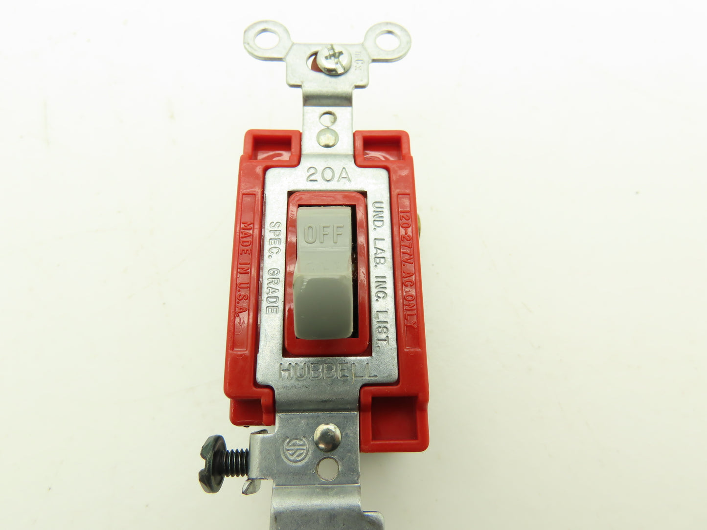 Hubbell CS1221GY Switch Gray 1Ph 120/277VAC 20A Lot of 9