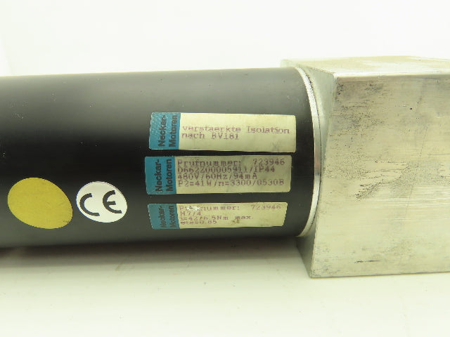 Neckar Motoren BV181 AC Servo Gearmotor 480v 60Hz 6.5Nm Max