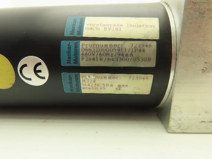 Neckar Motoren BV181 AC Servo Gearmotor 480v 60Hz 6.5Nm Max