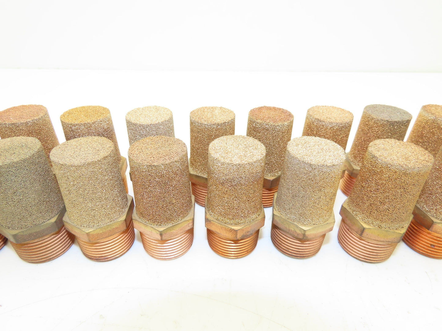 Pneumatic Brass Exhaust Muffler Filter 3/4" Male Lot of 23
