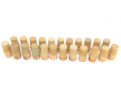 Pneumatic Brass Exhaust Muffler Filter 3/4" Male Lot of 23