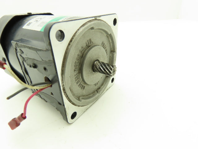 Oriental 5RK60GU-AWT Reversible AC Motor 0.06kW 1450rpm 100-115VAC 1ph