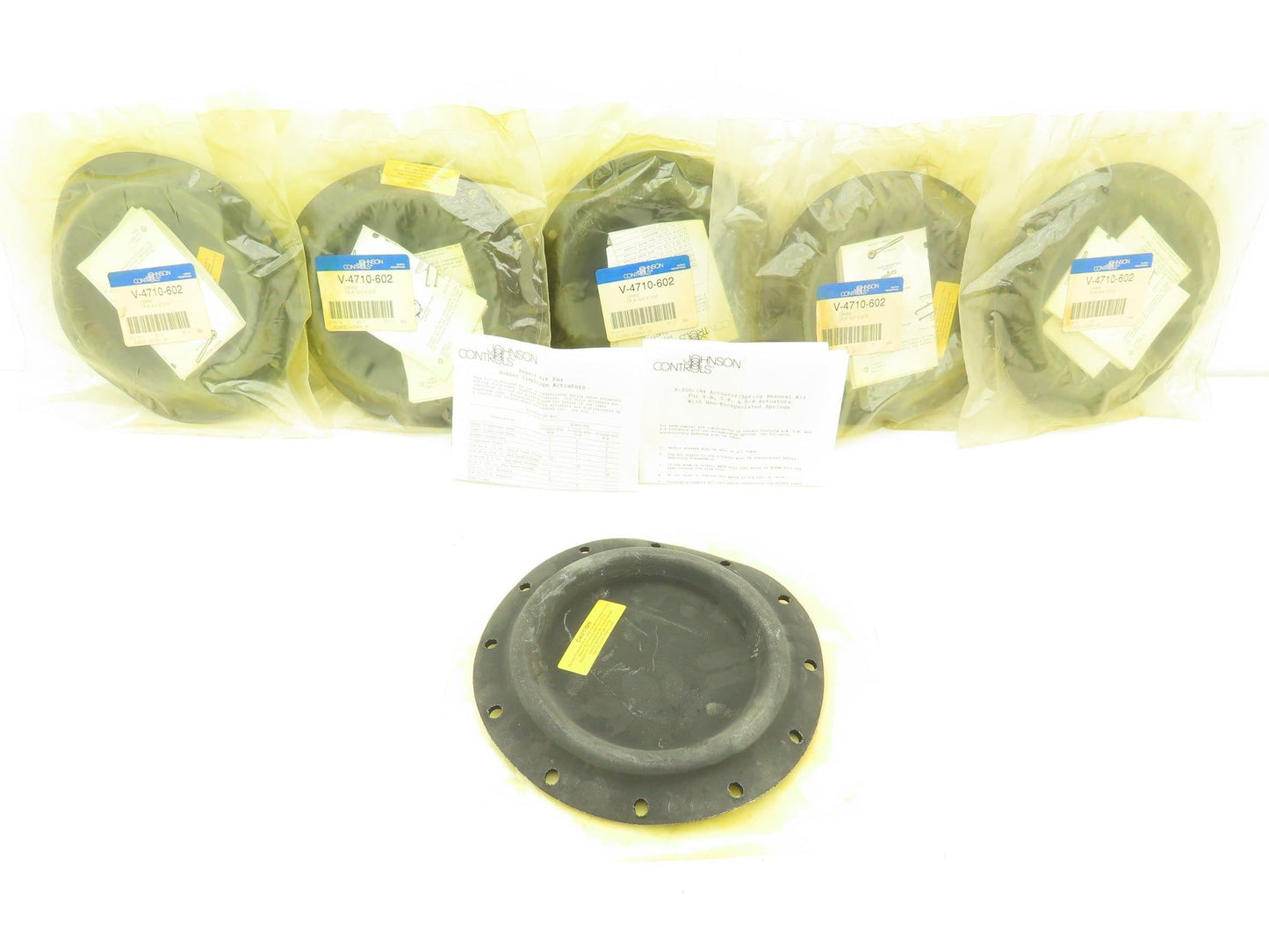 Johnson Controls V-4710-602 Pump Diaphragm 7" OD Lot of 6