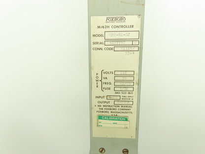 Foxboro 62H-4E-0J M/62H Controller 118VAC 50/60Hz 4-20mA Output