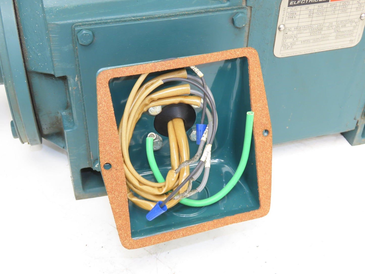 Reliance L2153C RPM AC Motor 15Hp 1770/3500 RPM 460V 3PH 0IKL504702-EAT2