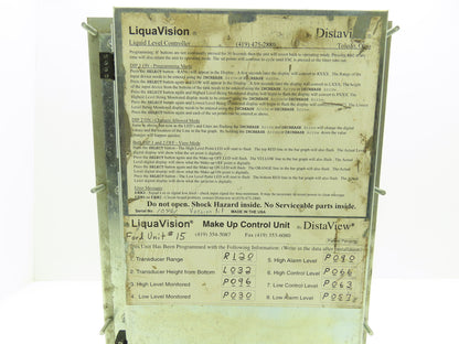 DistaView LiquaVision Liquid Level Make-Up Control Unit Version 1.1