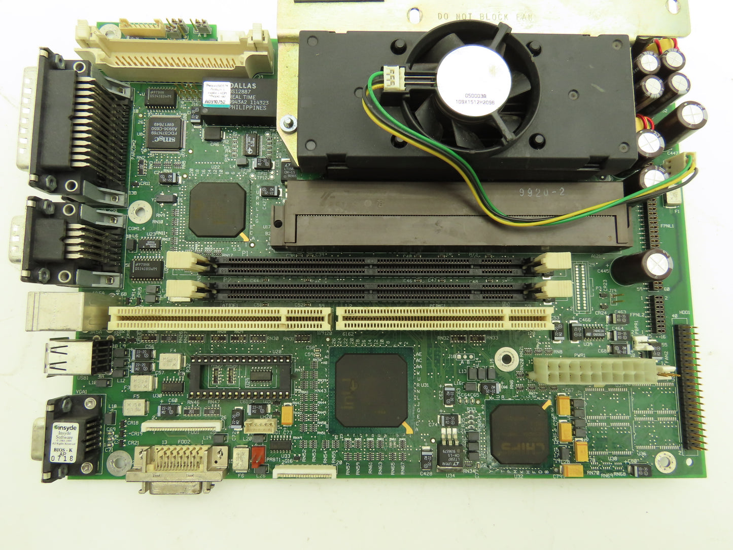 XYCOM 128598-098 A CPU Slot 1 Motherboard Serial PS/2 USB VGA PIII