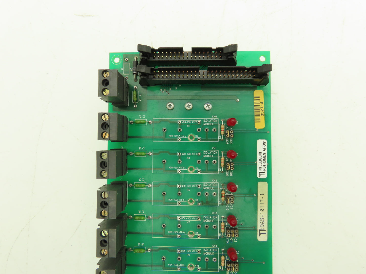 Intelligent Instrumentation EDAS-1011T-1 Digital I/O Termination Panel Lot of 6