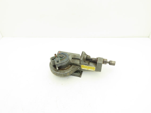 Parker 412 Exactol Crank-Operated Tube Bender 10x1-1/2 Shoe Bench Mount *READ*