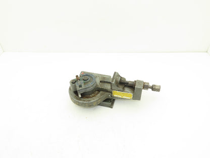 Parker 412 Exactol Crank-Operated Tube Bender 10x1-1/2 Shoe Bench Mount *READ*