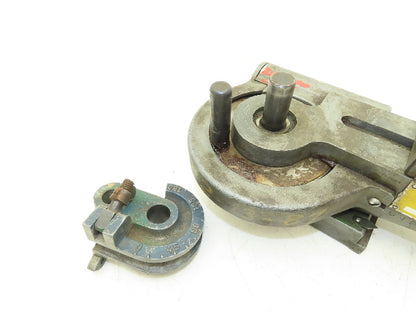 Parker 412 Exactol Crank-Operated Tube Bender 10x1-1/2 Shoe Bench Mount *READ*