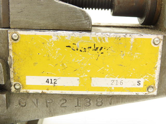 Parker 412 Exactol Crank-Operated Tube Bender 10x1-1/2 Shoe Bench Mount *READ*