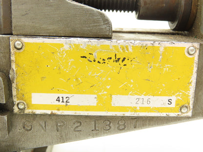 Parker 412 Exactol Crank-Operated Tube Bender 10x1-1/2 Shoe Bench Mount *READ*