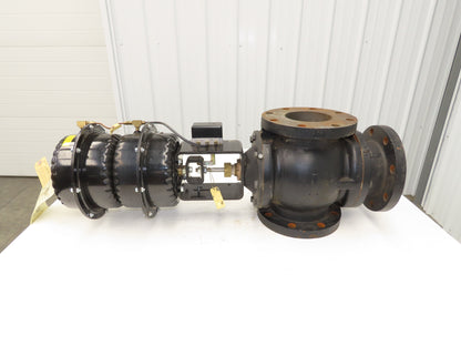 Johnson Controls VG2831WN+867E01 3-Way Globe Valve 5" Flanged Pneumatic Actuator
