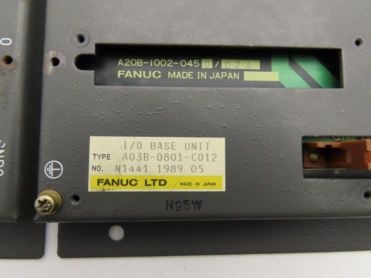 Fanuc A03B-0801-C012 I/O Base Unit Lot of 7