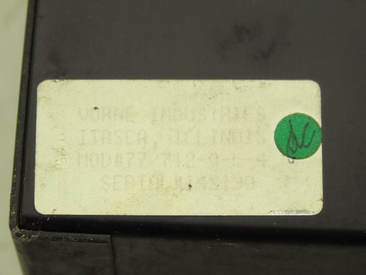 Vorne Ind. 77/712-0-L-4 Digit Counter Digital 4 Digit Module LED Display