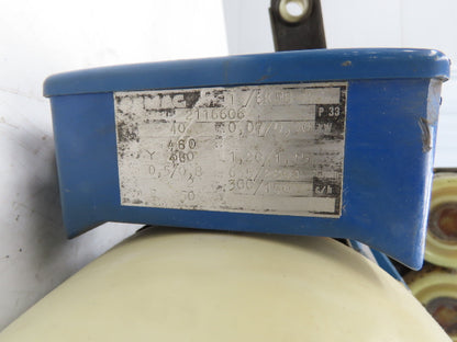 Demag RF180 KBK Bridge Crane Motorized Travel Drive 460V 3PH 13/6KF8-2