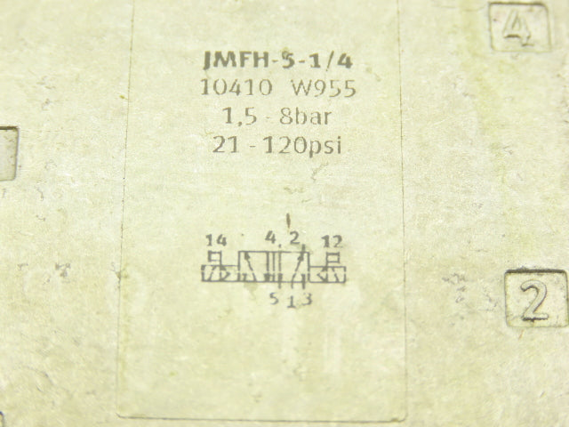 Festo JMFH-5-1/4 10410 Pneumatic Control Valve 5 Way 120 PSI 1/4"NPT