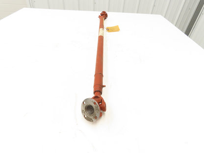 Elbe Double Universal Slip Joint Drive Shaft Length=862mm Flange=57mm Shaft=28mm