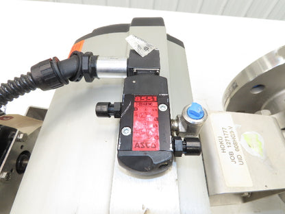 Flowserve B175S10 4" SS Flanged Ball Valve #300 Automax Pneumatic Actuator 24VDC