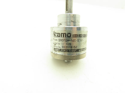 Kamo Seiko BR50SH-18S-S011 Inline Ball Gearbox Reducer 18:1 6mm In 10mm Out