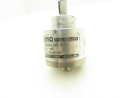 Kamo Seiko BR50SH-18S-S011 Inline Ball Gearbox Reducer 18:1 6mm In 10mm Out