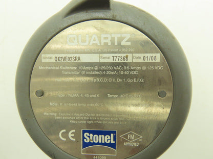 StoneL QX2VE02SRA Quartz Valve Monitor/ Limit Switch Explosion Proof